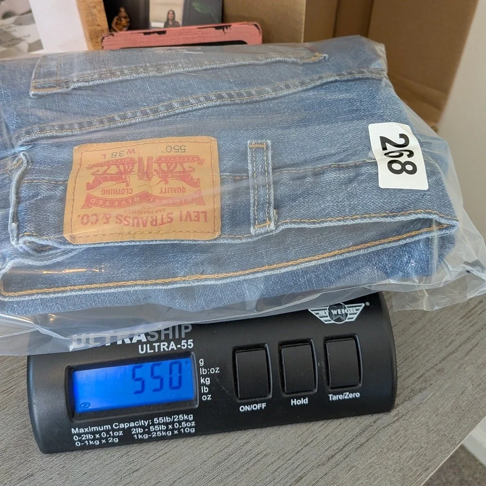 Levi's Shorts 550 Mens 38 Med Wash Denim Relaxed Fit Cotton Dad Jorts Grandpa‎